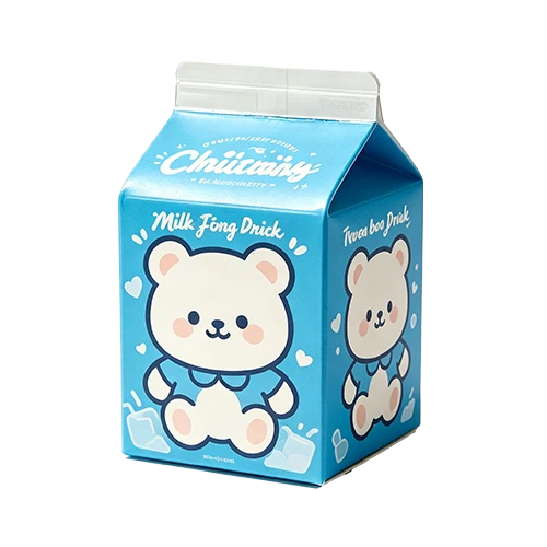 Cartoon Milk Boxed