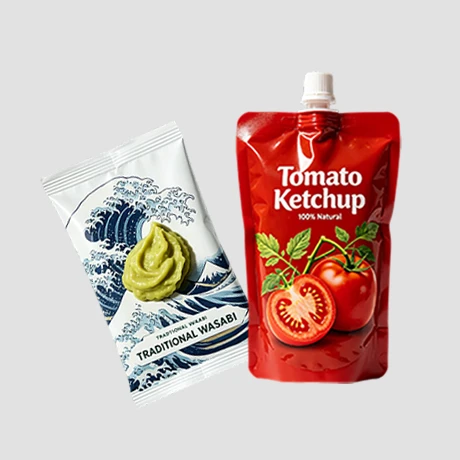 Sauce in a pouch