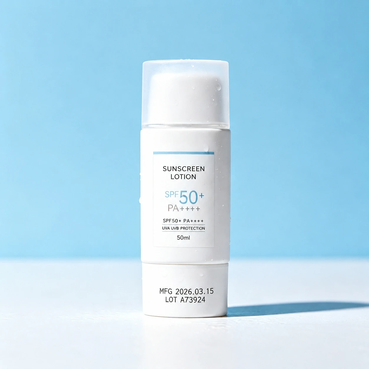 Bottled Sunscreen