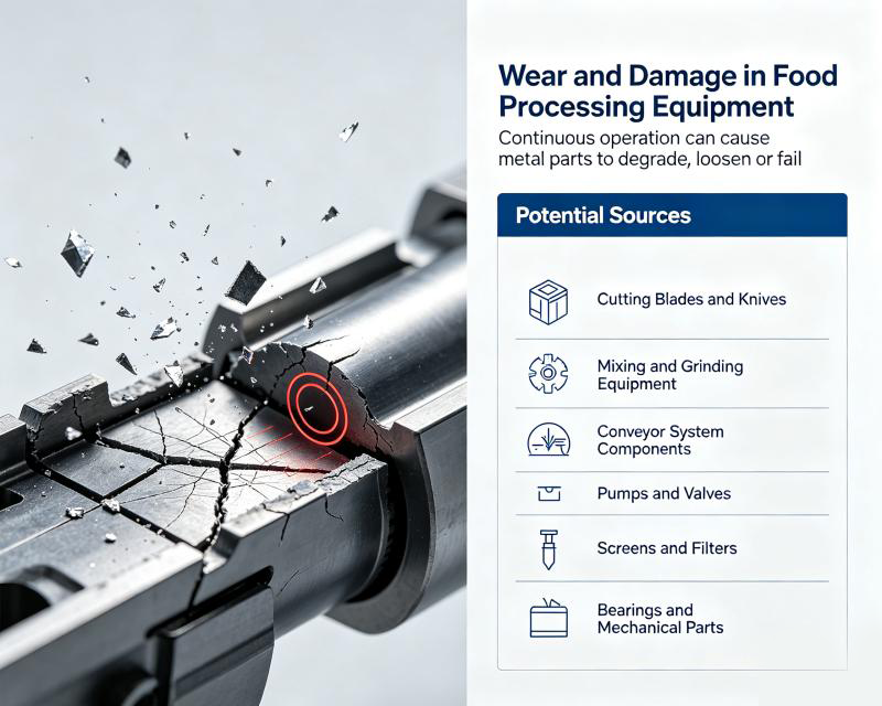 Common Sources of Metal Contamination in Food Production