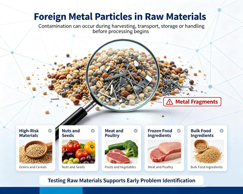 Common Sources of Metal Contamination in Food Production